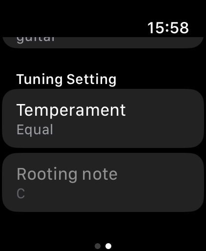 Temperament Settings